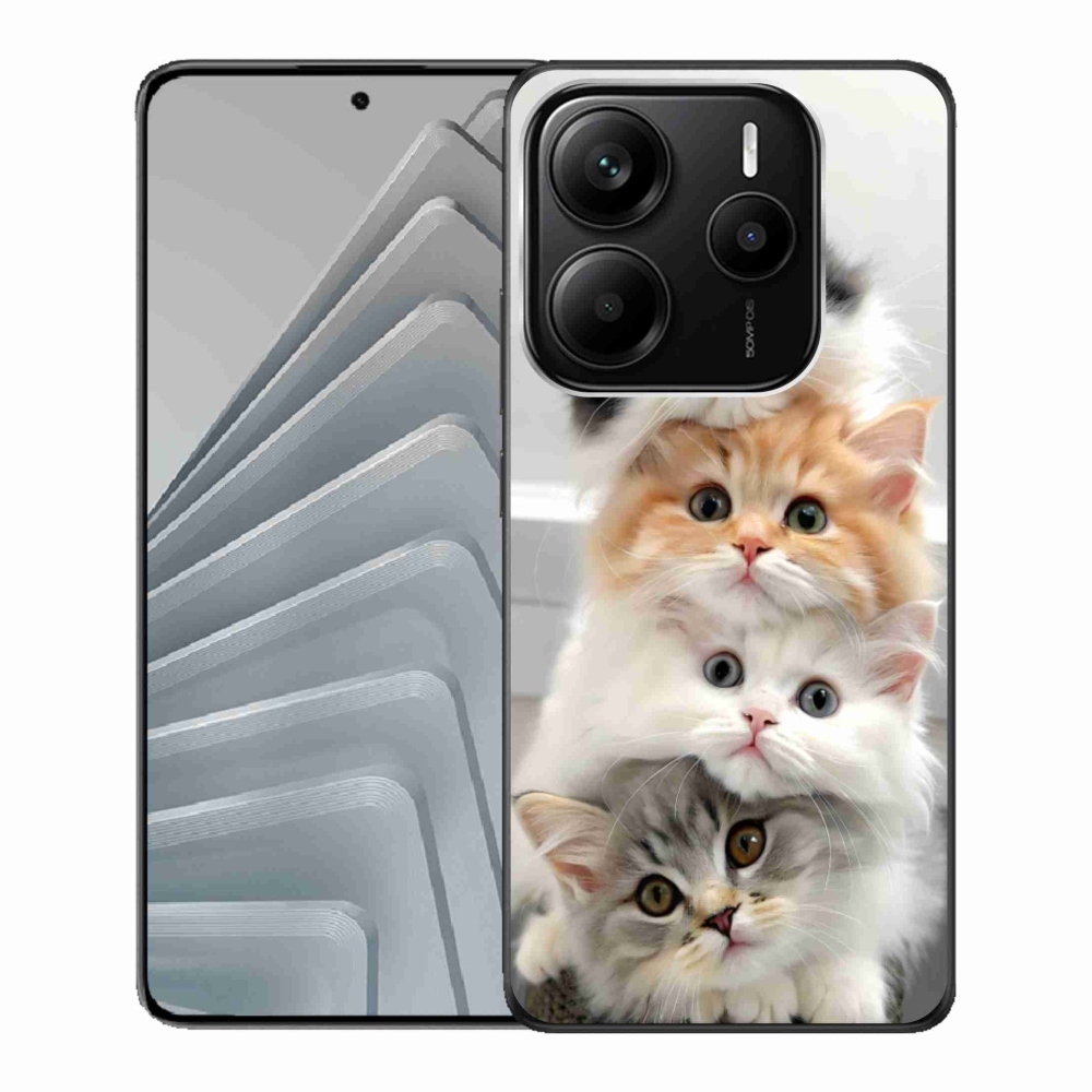 Gélový kryt mmCase na Xiaomi Redmi Note 14 5G - mačacia partia