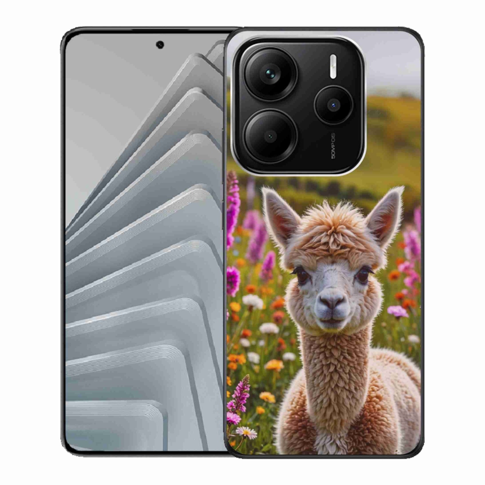 Gélový kryt mmCase na Xiaomi Redmi Note 14 5G - lama na lúke