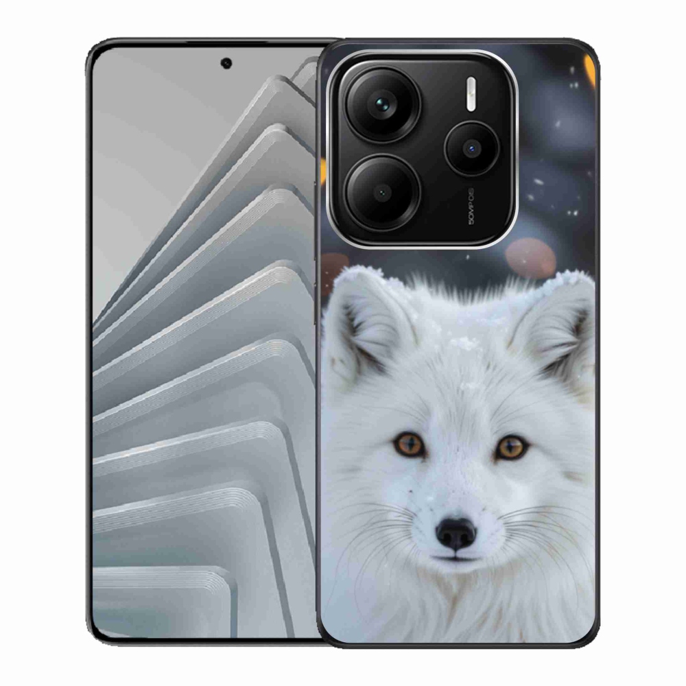 Gélový kryt mmCase na Xiaomi Redmi Note 14 5G - líška polárna