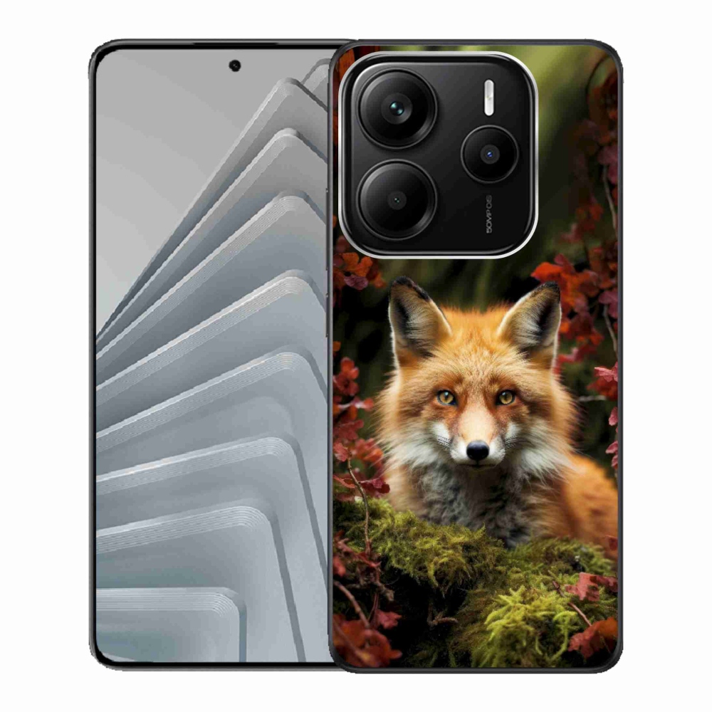 Gélový kryt mmCase na Xiaomi Redmi Note 14 5G - líška v lese