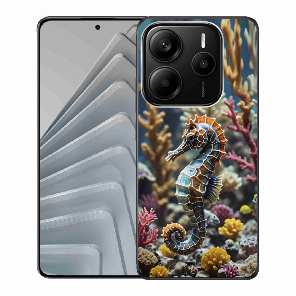Gélový kryt mmCase na Xiaomi Redmi Note 14 5G - morský koník 2