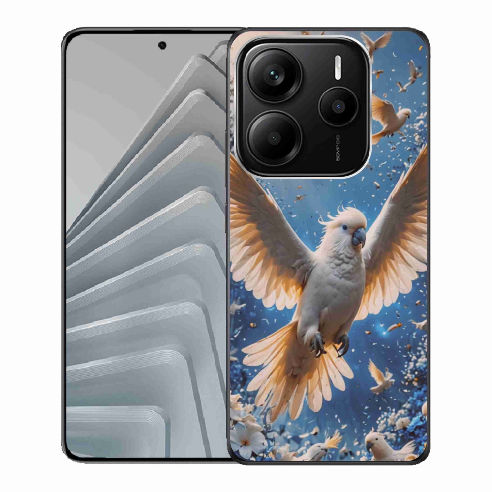Gélový kryt mmCase na Xiaomi Redmi Note 14 5G - papagáj kakadu