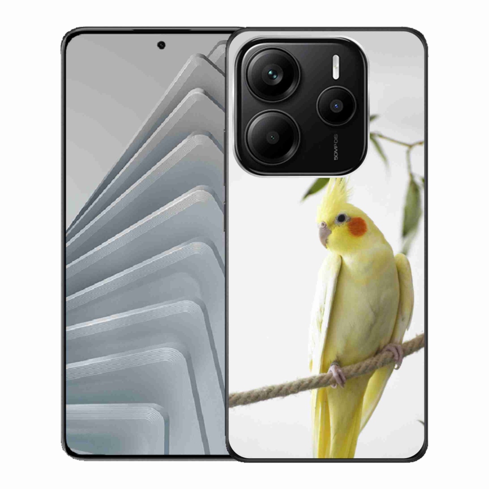 Gélový kryt mmCase na Xiaomi Redmi Note 14 5G - papagáj korela chocholatá