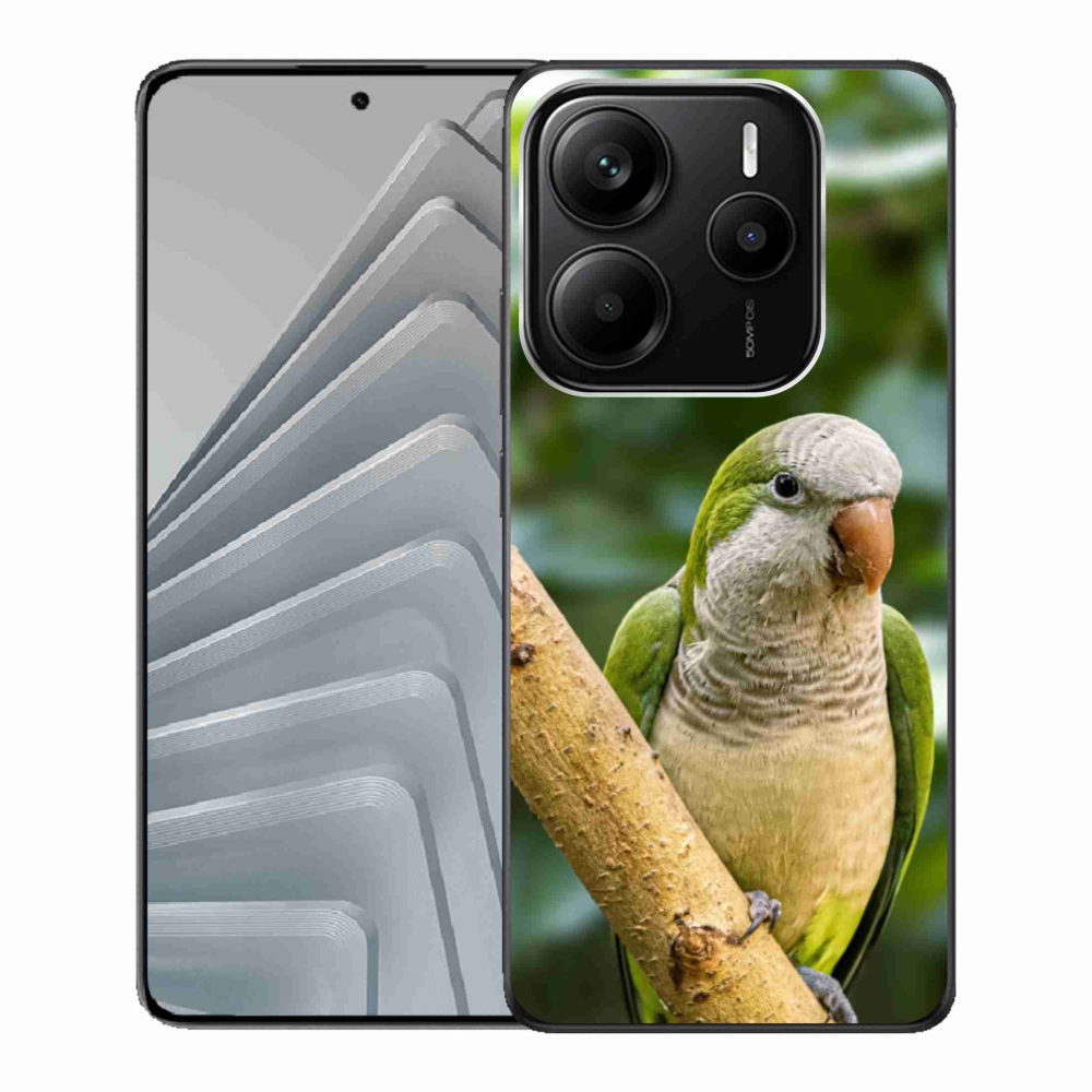 Gélový kryt mmCase na Xiaomi Redmi Note 14 5G - papagáj mníšok