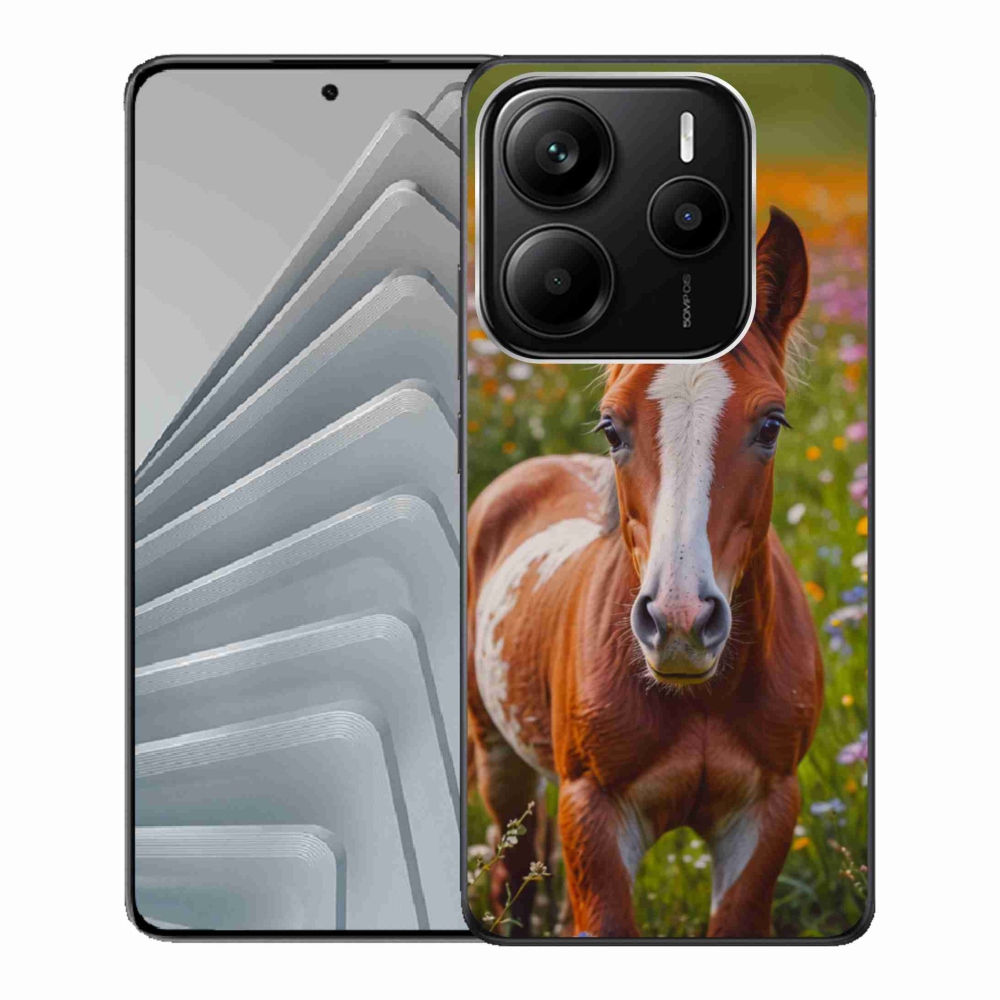 Gélový kryt mmCase na Xiaomi Redmi Note 14 5G - roztomilé žriebä