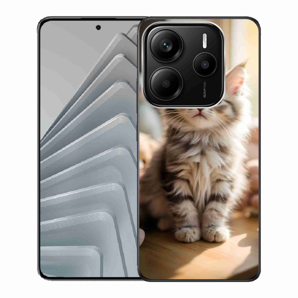 Gélový kryt mmCase na Xiaomi Redmi Note 14 5G - roztomilé mačiatko 10