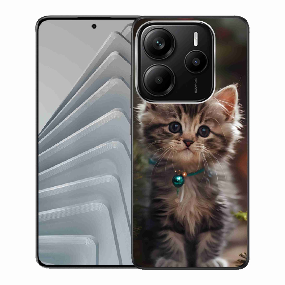 Gélový kryt mmCase na Xiaomi Redmi Note 14 5G - roztomilé mačiatko 11