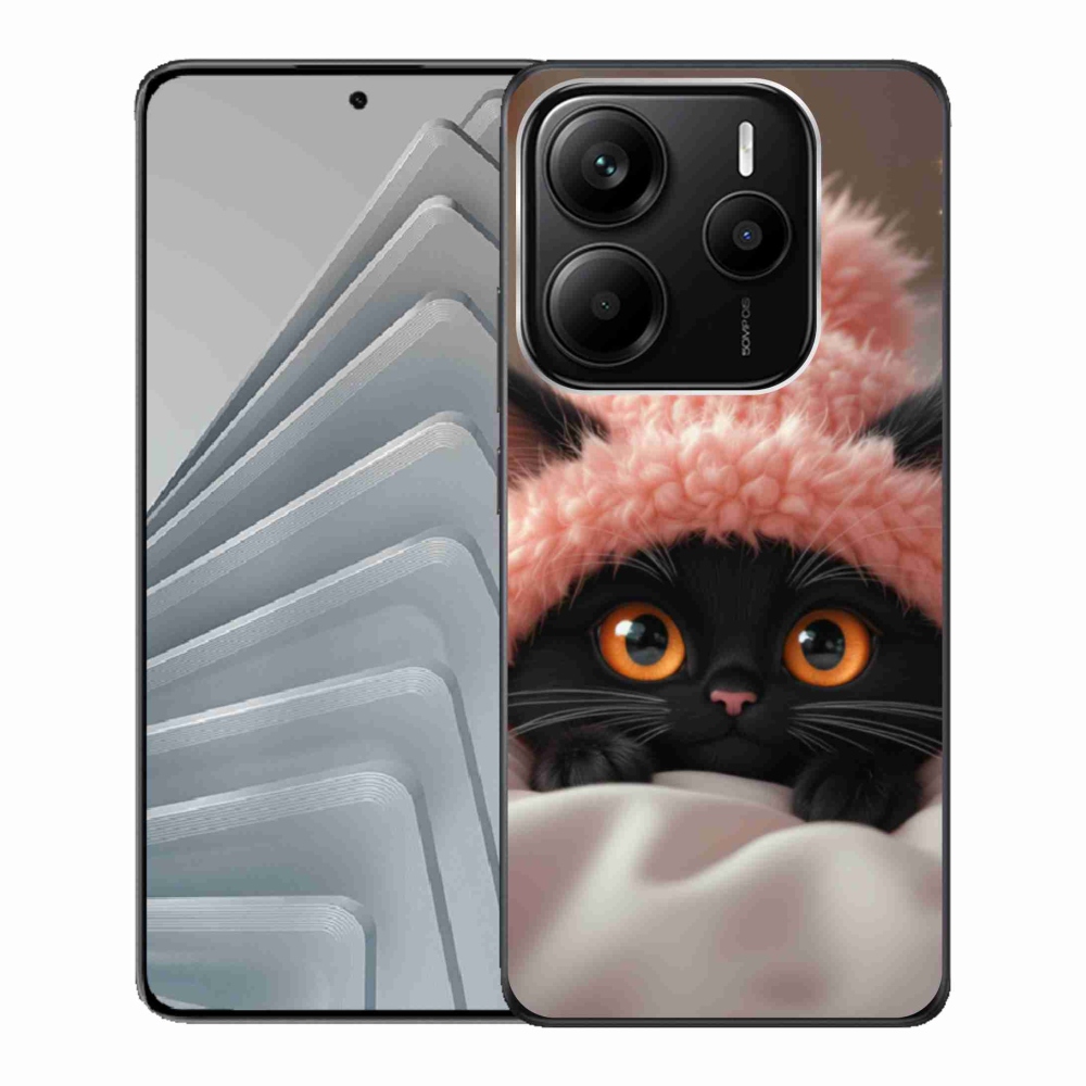 Gélový kryt mmCase na Xiaomi Redmi Note 14 5G - roztomilé mačiatko 7