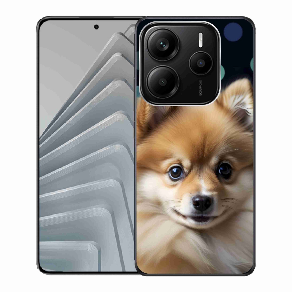 Gélový kryt mmCase na Xiaomi Redmi Note 14 5G - roztomilý pomeranian
