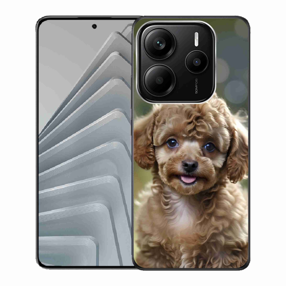 Gélový kryt mmCase na Xiaomi Redmi Note 14 5G - roztomilý pudel