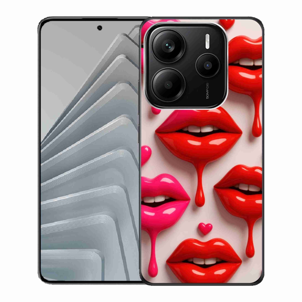 Gélový kryt mmCase na Xiaomi Redmi Note 14 5G - pery 2