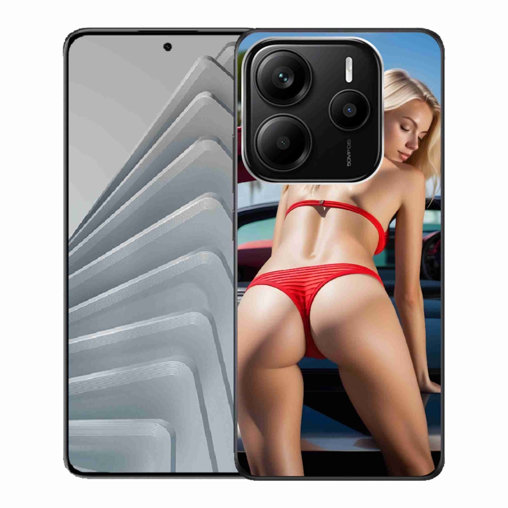 Gélový kryt mmCase na Xiaomi Redmi Note 14 5G - sexy žena 2