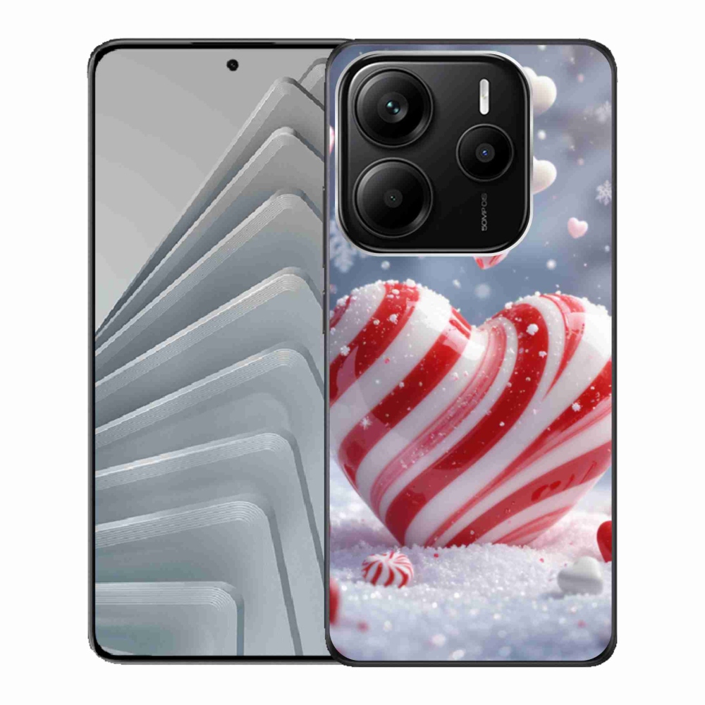 Gélový kryt mmCase na Xiaomi Redmi Note 14 5G - sladké srdce
