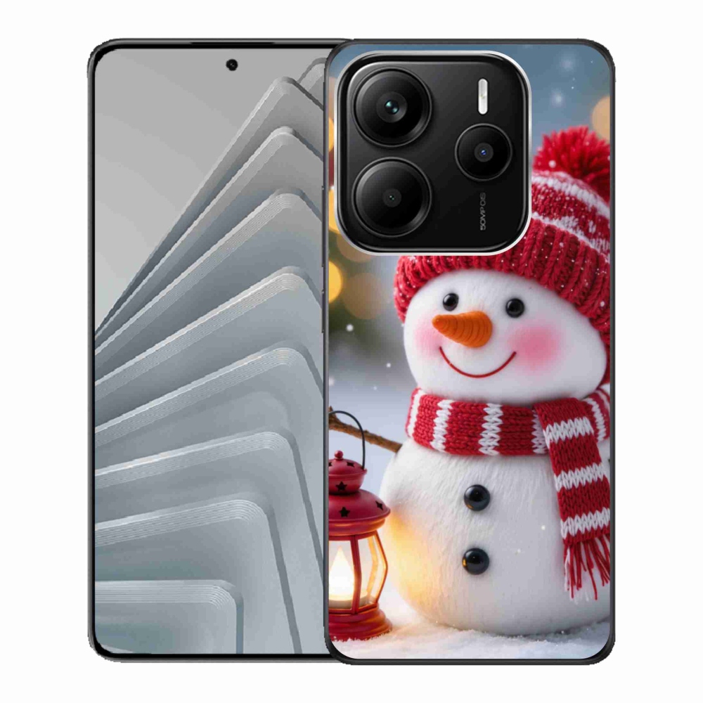 Gélový kryt mmCase na Xiaomi Redmi Note 14 5G - snehuliak 2