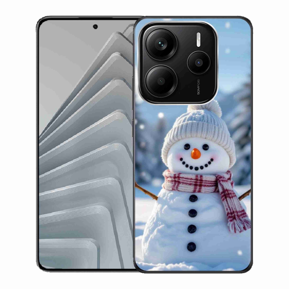Gélový kryt mmCase na Xiaomi Redmi Note 14 5G - snehuliak 3