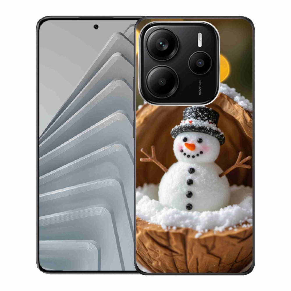 Gélový kryt mmCase na Xiaomi Redmi Note 14 5G - snehuliak 4