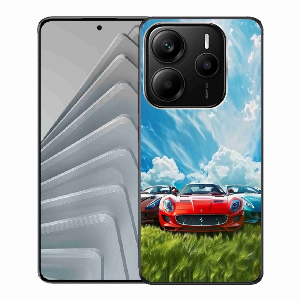 Gélový kryt mmCase na Xiaomi Redmi Note 14 5G - športové vozidlá