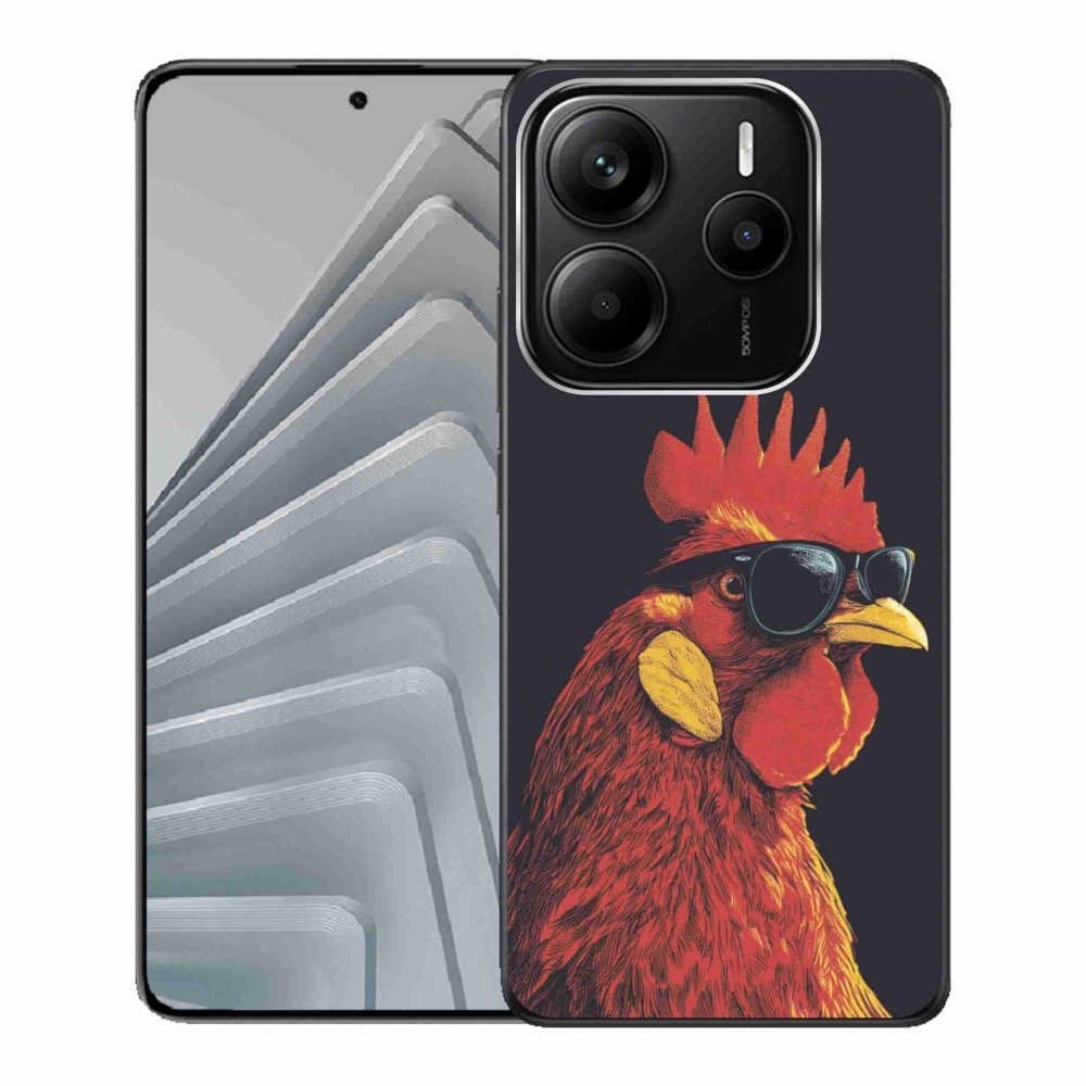 Gélový kryt mmCase na Xiaomi Redmi Note 14 5G - štýlový kohút