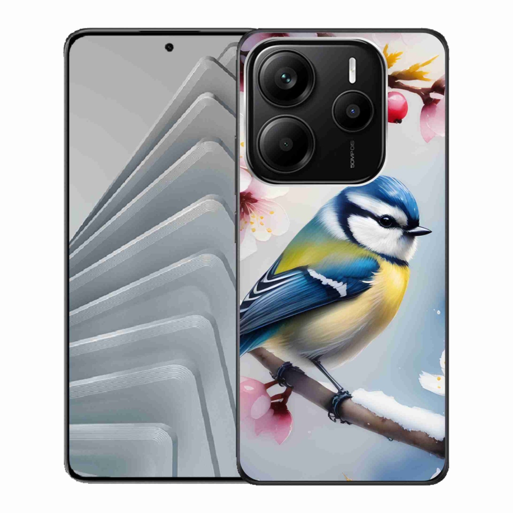 Gélový kryt mmCase na Xiaomi Redmi Note 14 5G - sýkorka