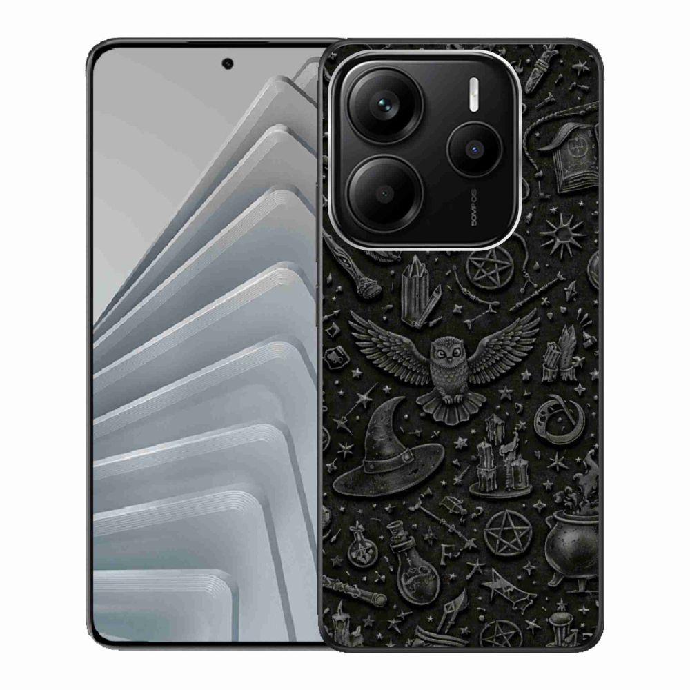 Gélový kryt mmCase na Xiaomi Redmi Note 14 5G - tmavý magický svet