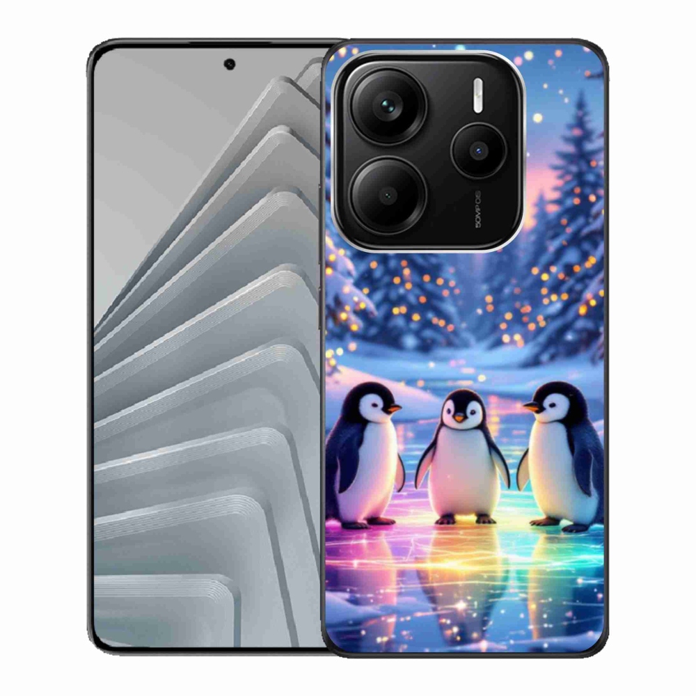 Gélový kryt mmCase na Xiaomi Redmi Note 14 5G - tučniaky