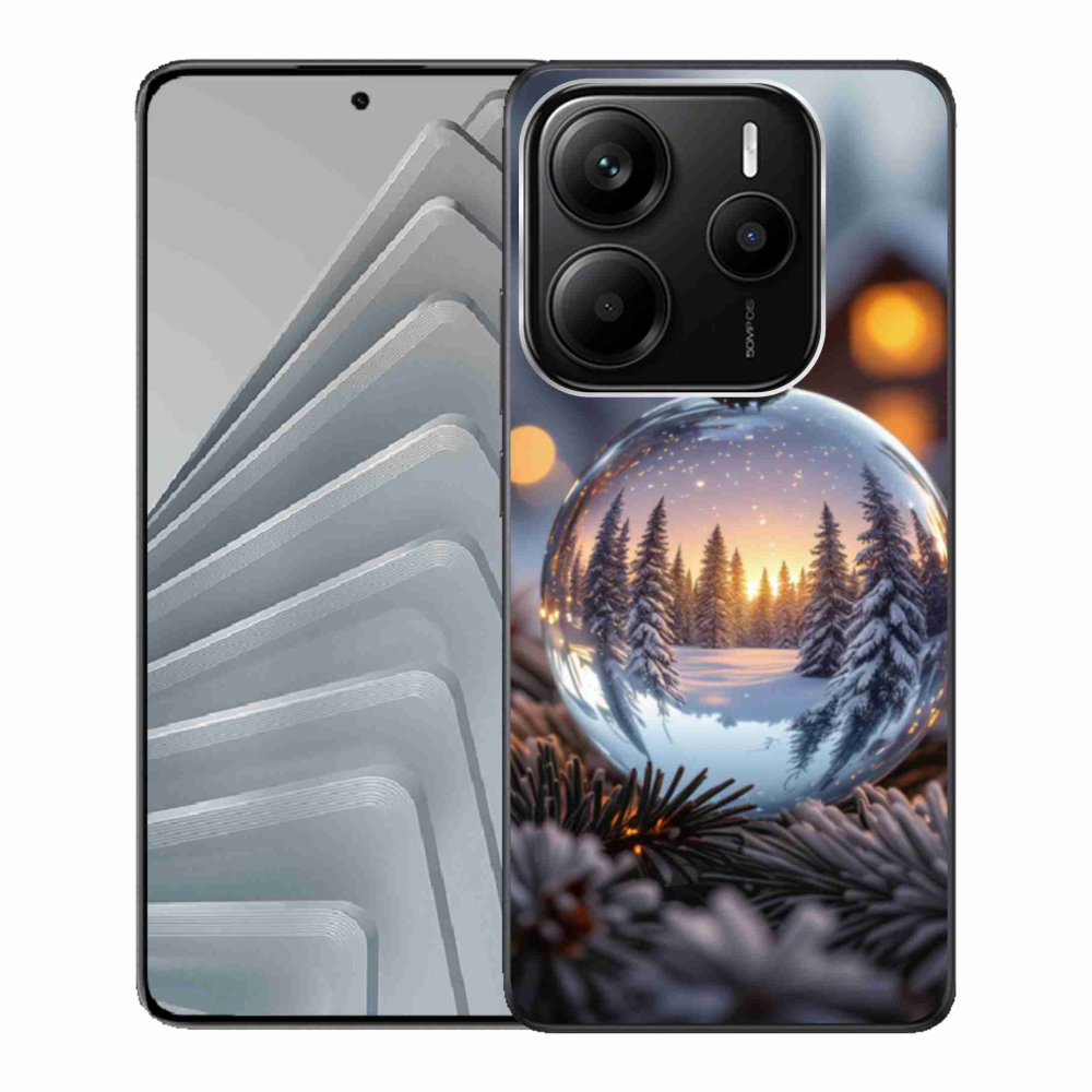 Gélový kryt mmCase na Xiaomi Redmi Note 14 5G - vianočná ozdoba