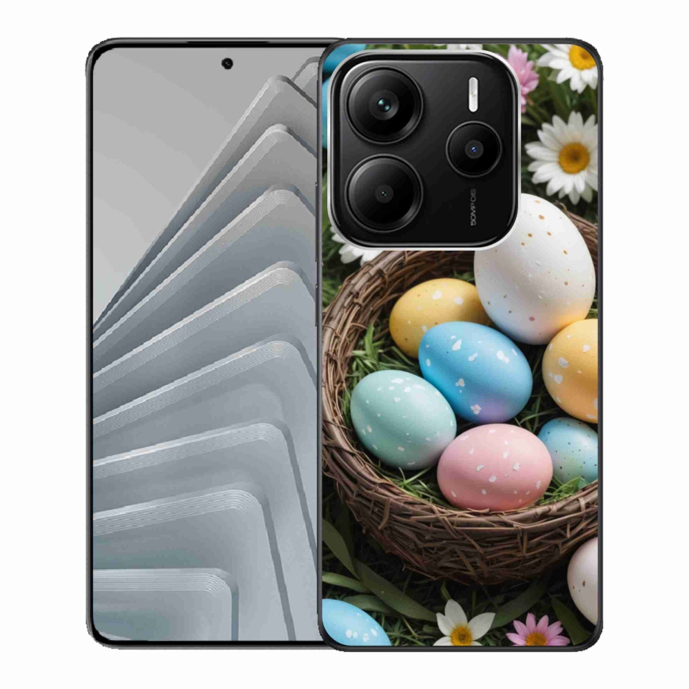 Gélový kryt mmCase na Xiaomi Redmi Note 14 5G - veľkonočné vajíčka 2
