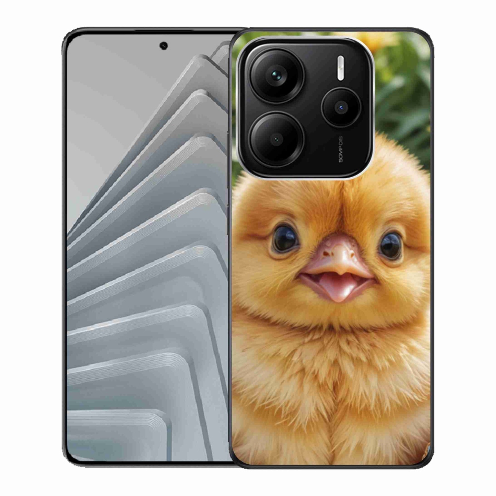 Gélový kryt mmCase na Xiaomi Redmi Note 14 5G - veselé kuriatko