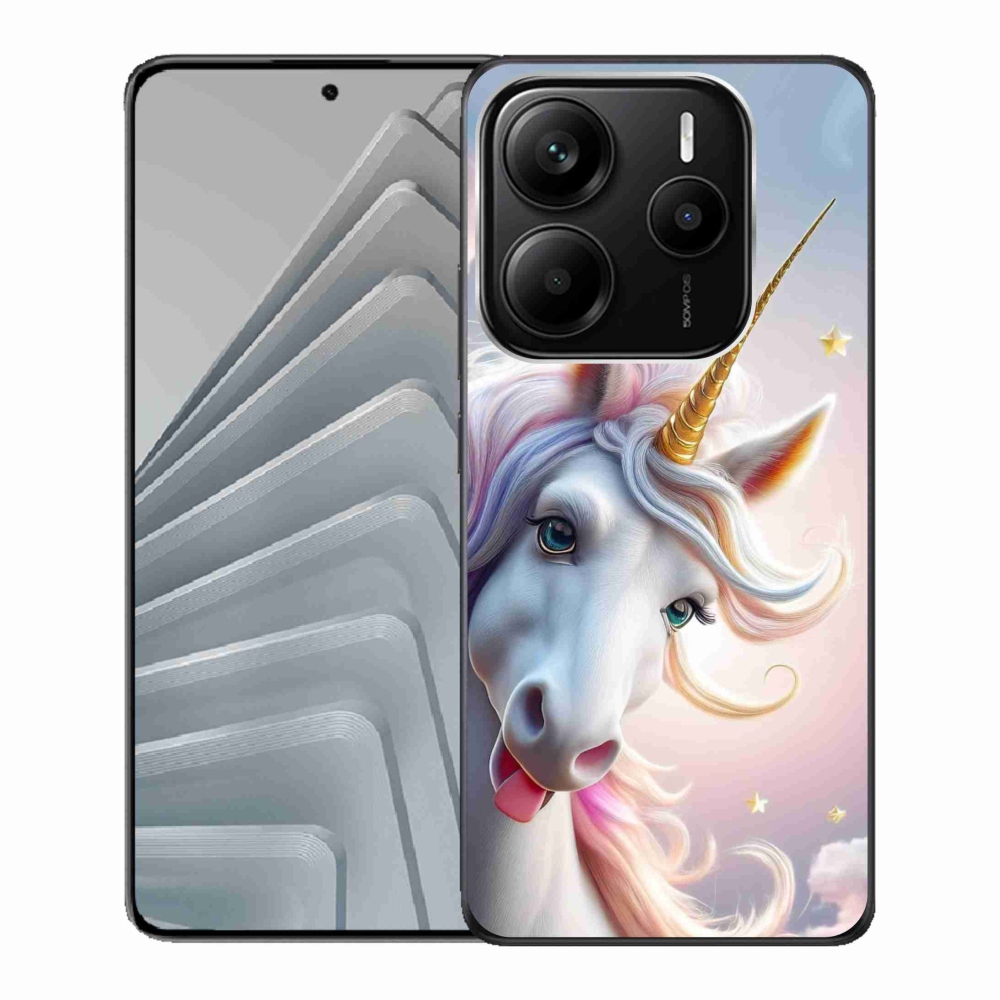 Gélový kryt mmCase na Xiaomi Redmi Note 14 5G - veselý jednorožec