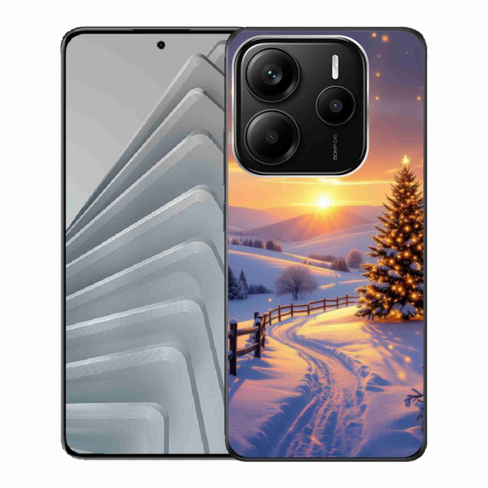 Gélový kryt mmCase na Xiaomi Redmi Note 14 5G - zimná krajina
