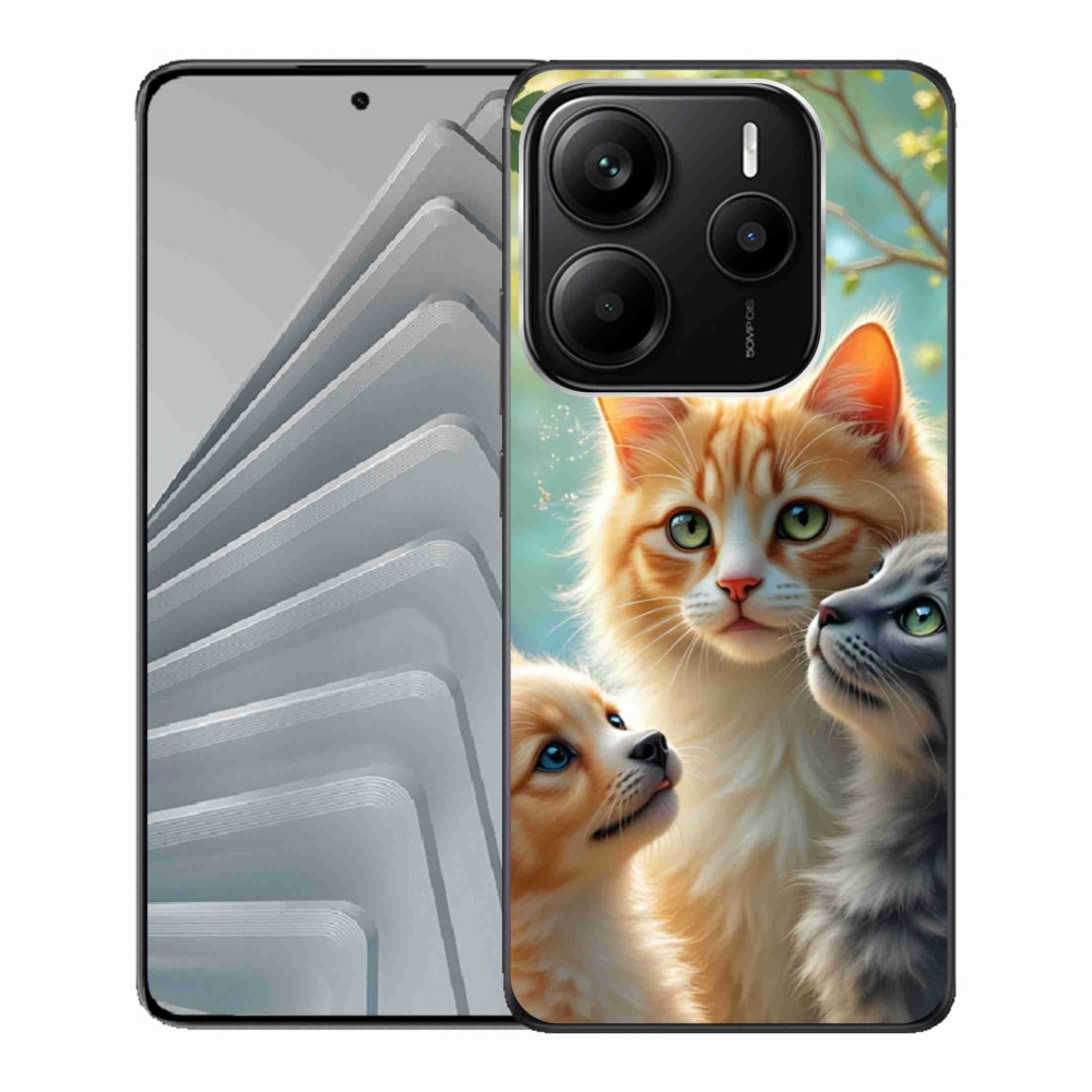 Gélový kryt mmCase na Xiaomi Redmi Note 14 5G - zvieracie priateľstvo 2