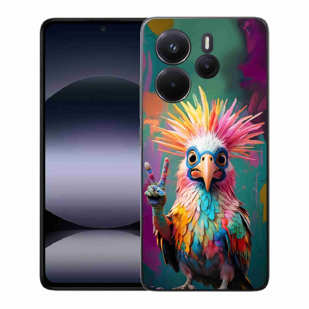 Gélový kryt mmCase na Xiaomi Redmi Note 14 - farebný rebel