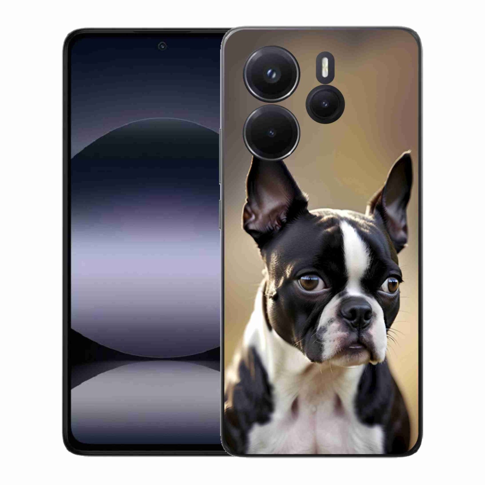 Gélový kryt mmCase na Xiaomi Redmi Note 14 - bostonský teriér