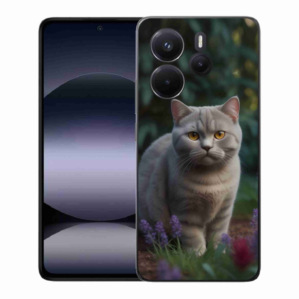 Gélový kryt mmCase na Xiaomi Redmi Note 14 - britská mačka