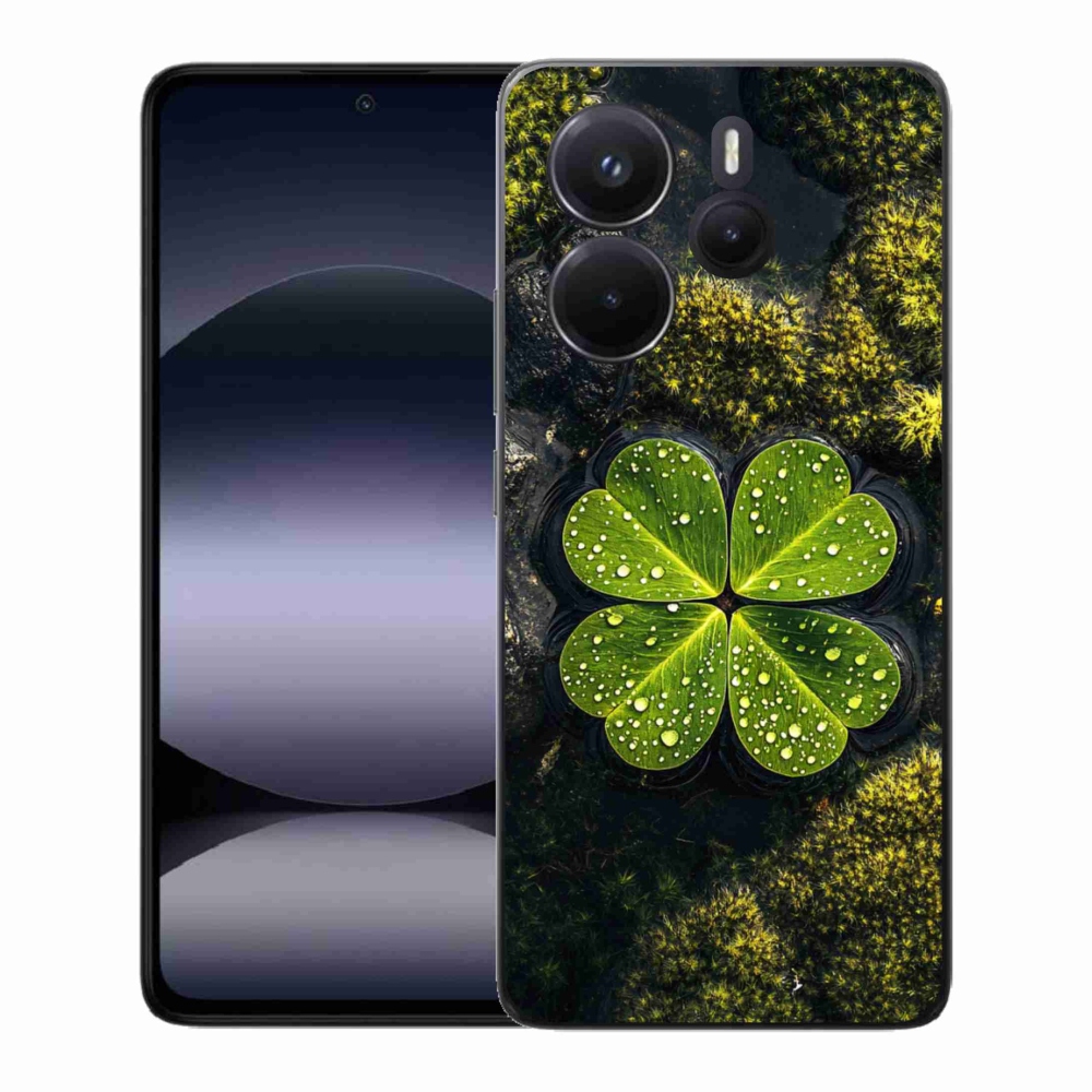 Gélový kryt mmCase na Xiaomi Redmi Note 14 - štvorlístok