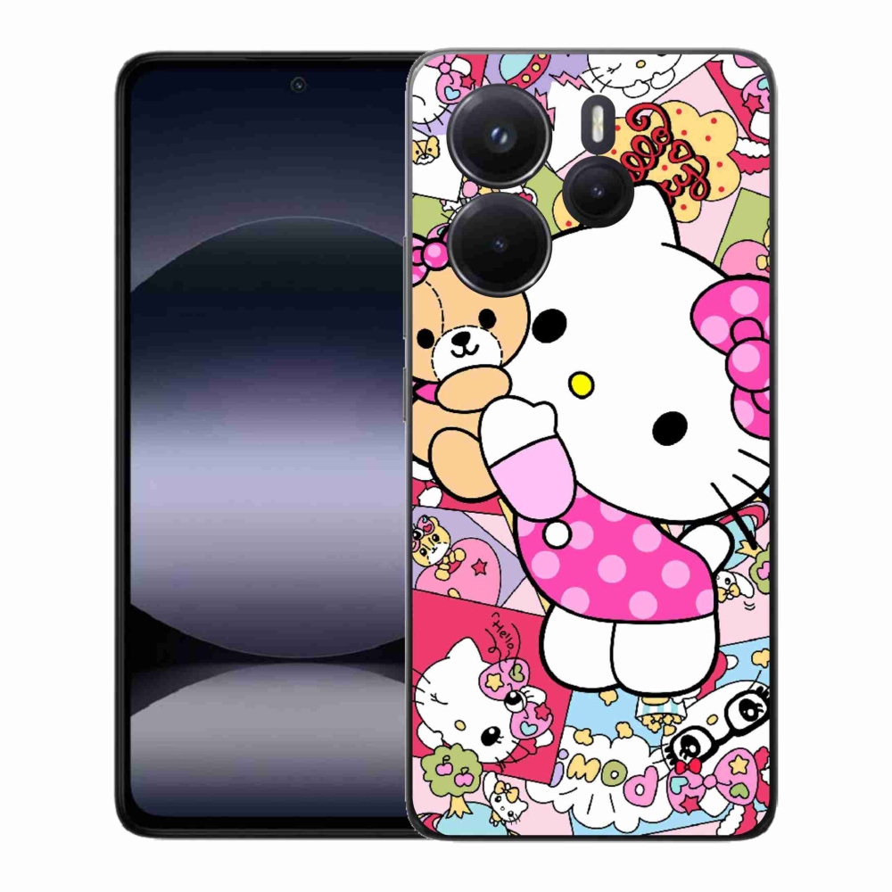 Gélový kryt mmCase na Xiaomi Redmi Note 14 - cute kitty