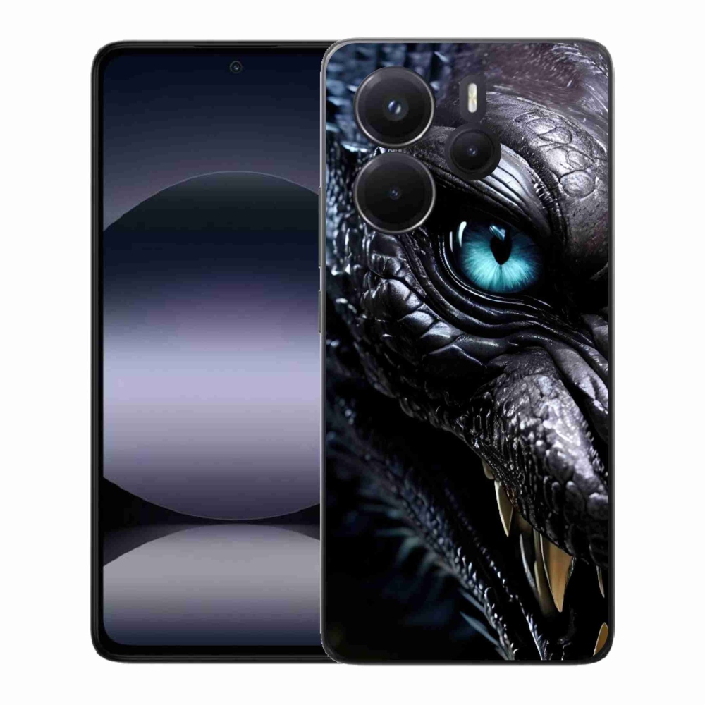 Gélový kryt mmCase na Xiaomi Redmi Note 14 - dračí pohľad