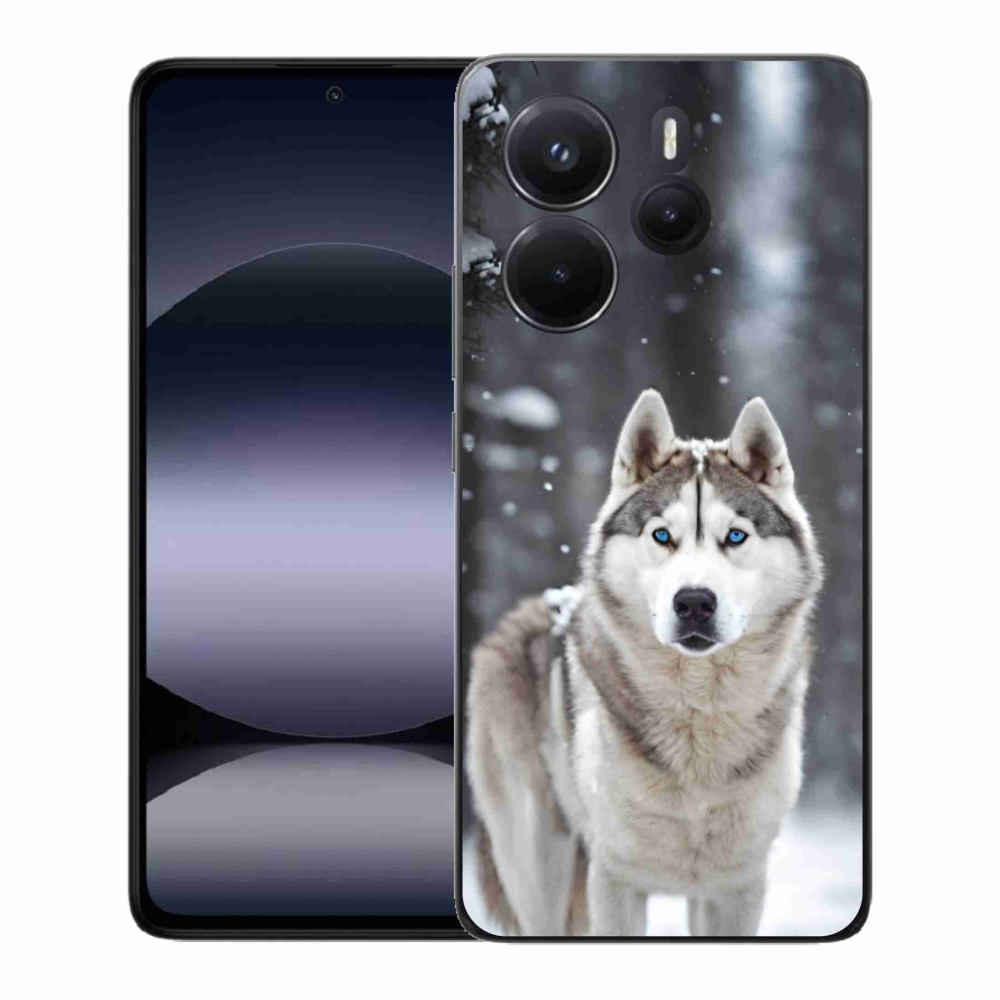 Gélový kryt mmCase na Xiaomi Redmi Note 14 - husky 2