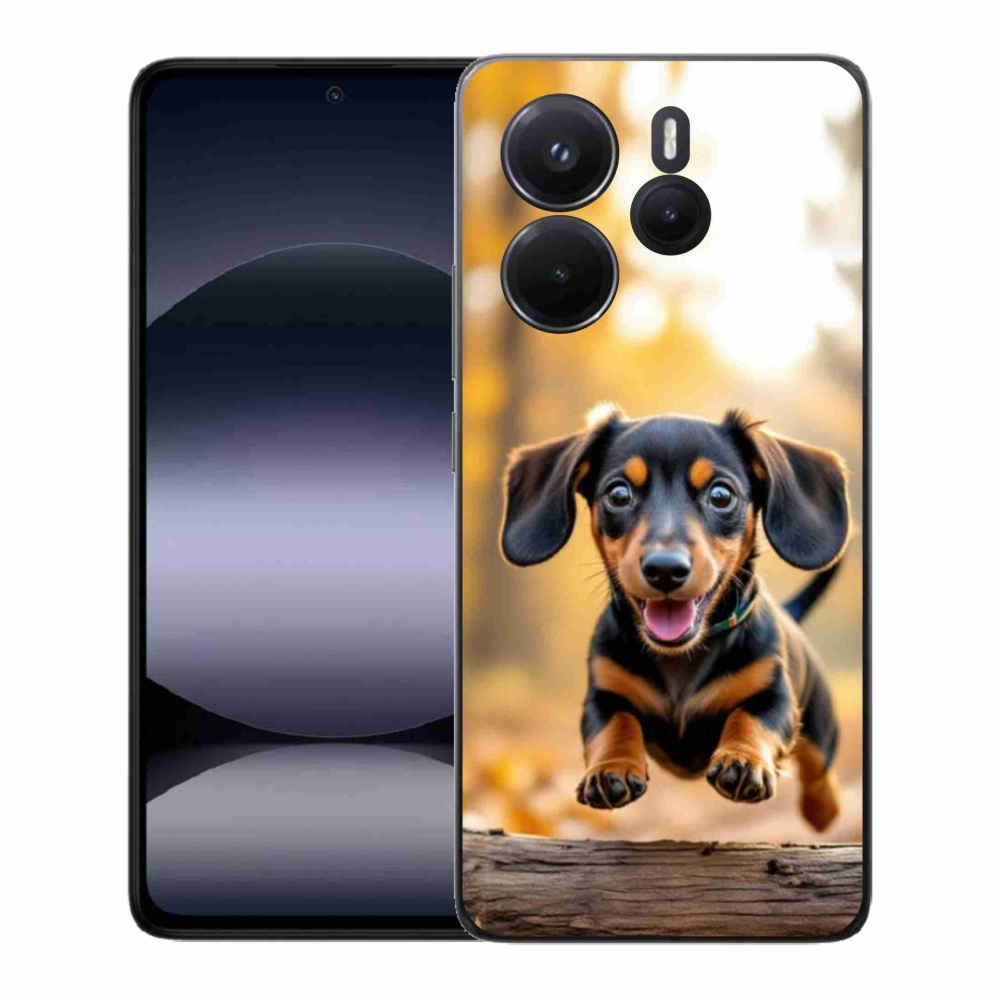 Gélový kryt mmCase na Xiaomi Redmi Note 14 - jazvečík 2