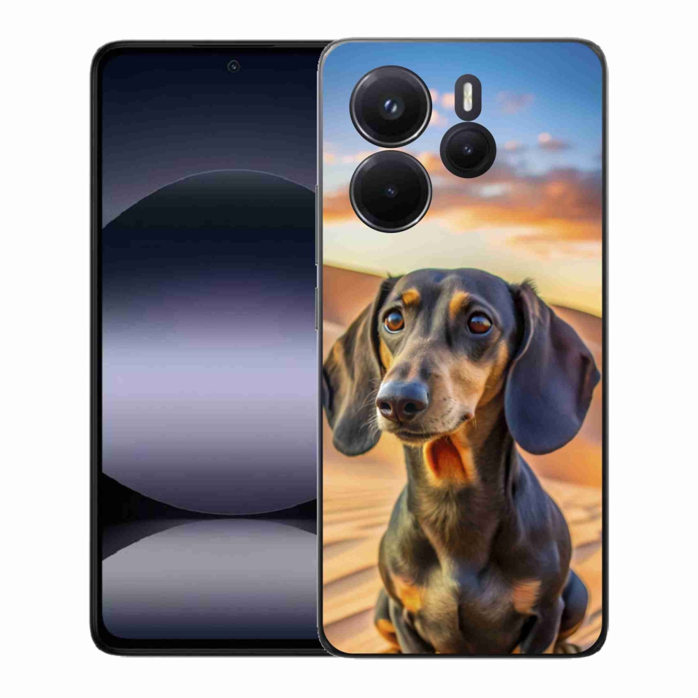 Gélový kryt mmCase na Xiaomi Redmi Note 14 - jazvečík 3