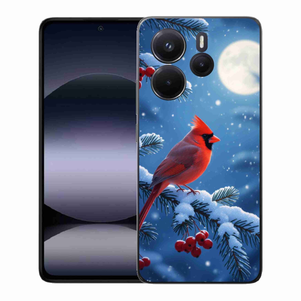 Gélový kryt mmCase na Xiaomi Redmi Note 14 - kardinál červený