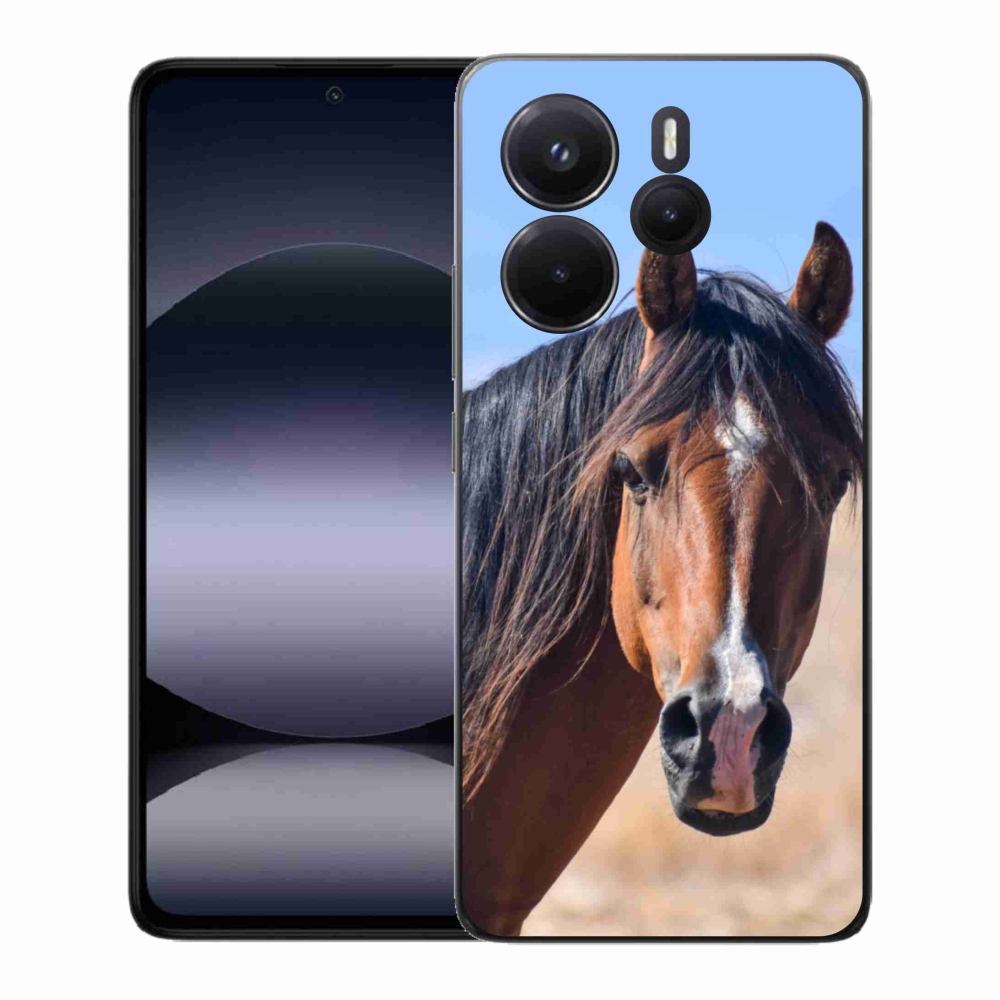 Gélový kryt mmCase na Xiaomi Redmi Note 14 - pokojný kôň