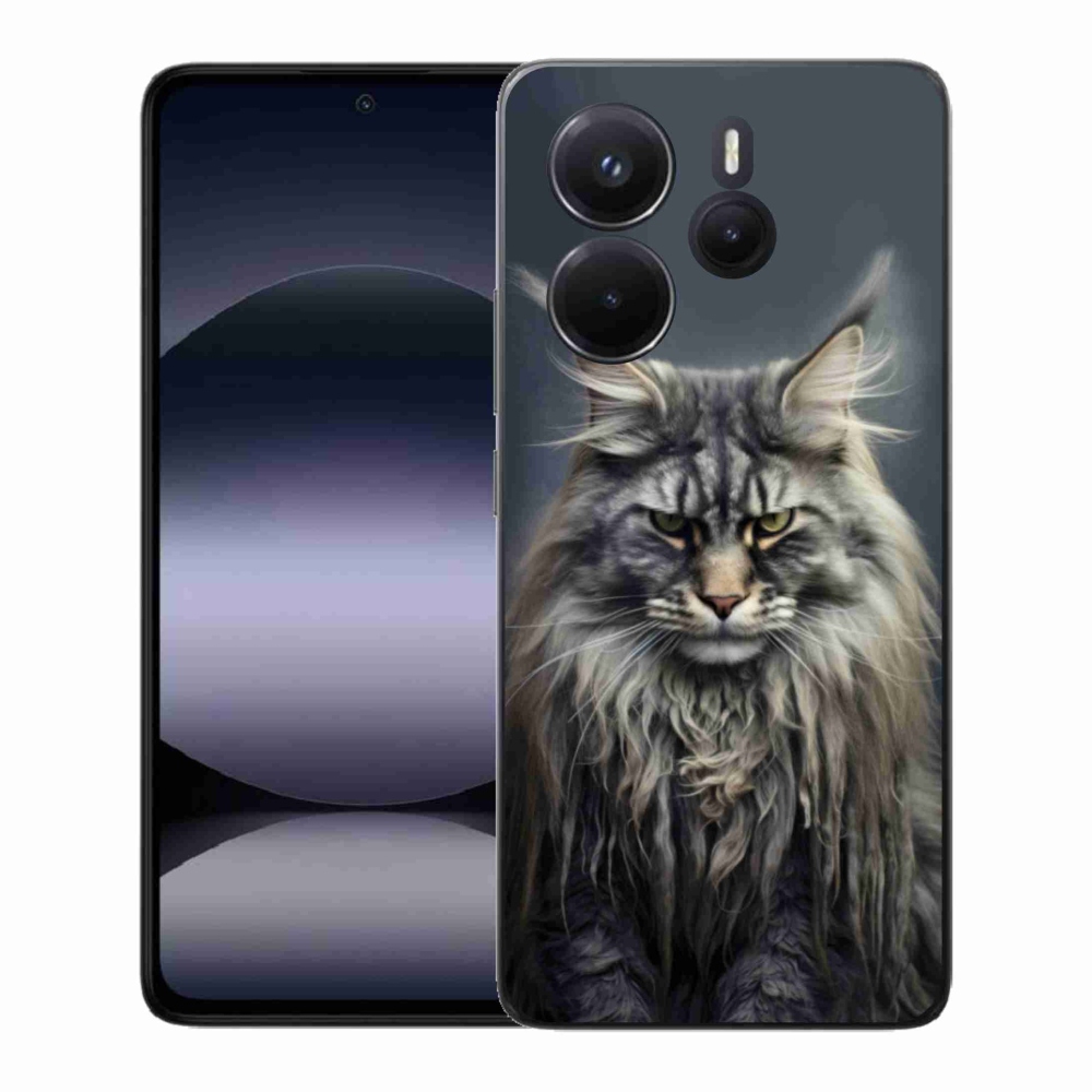 Gélový kryt mmCase na Xiaomi Redmi Note 14 - mačacie pohľad 4