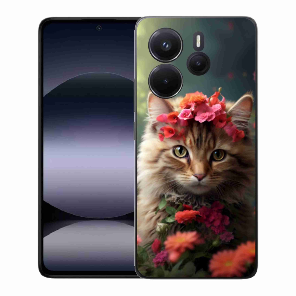 Gélový kryt mmCase na Xiaomi Redmi Note 14 - mačacia princezná