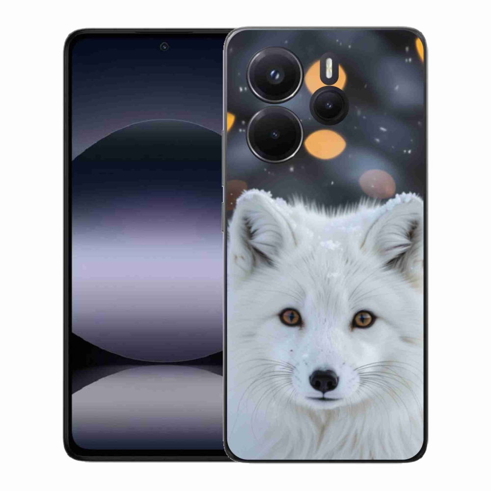 Gélový kryt mmCase na Xiaomi Redmi Note 14 - líška polárna