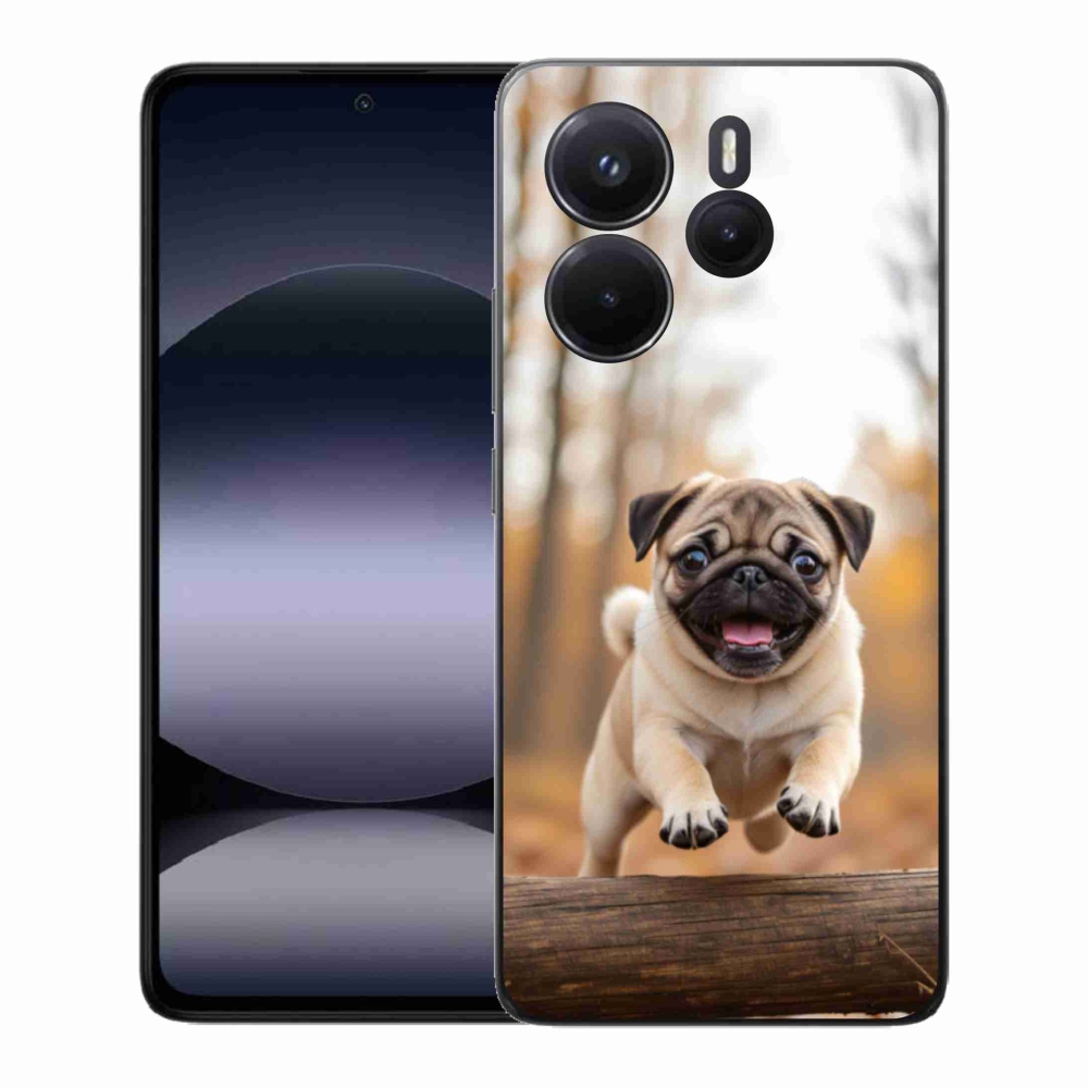 Gélový kryt mmCase na Xiaomi Redmi Note 14 - mops 2