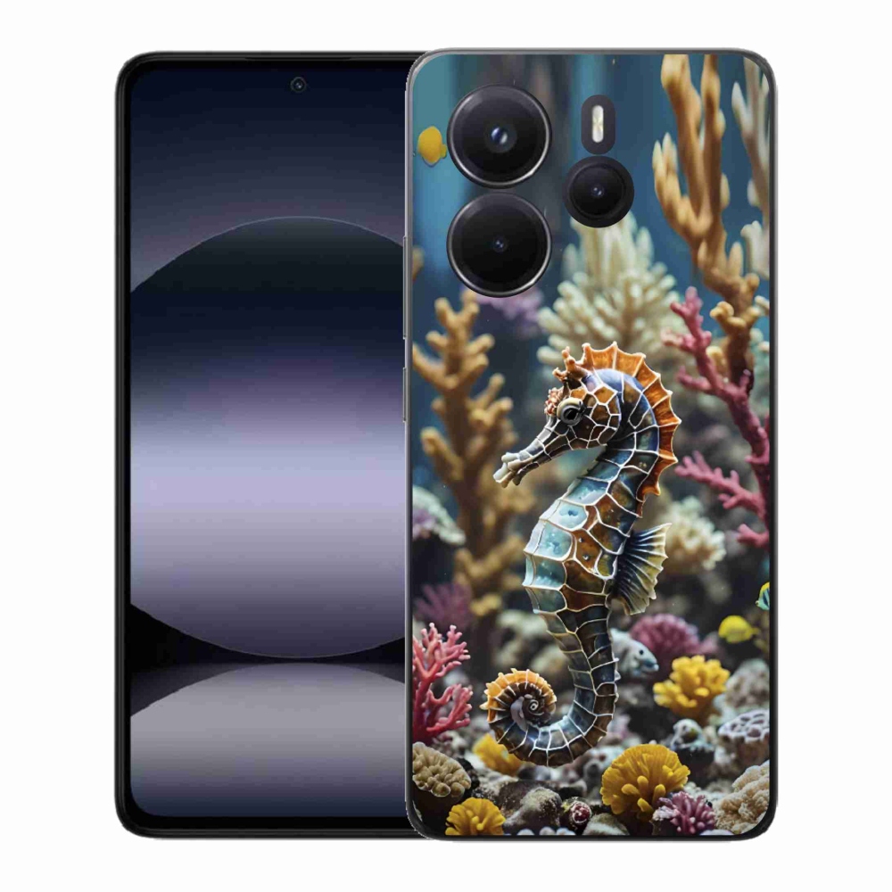 Gélový kryt mmCase na Xiaomi Redmi Note 14 - morský koník 2