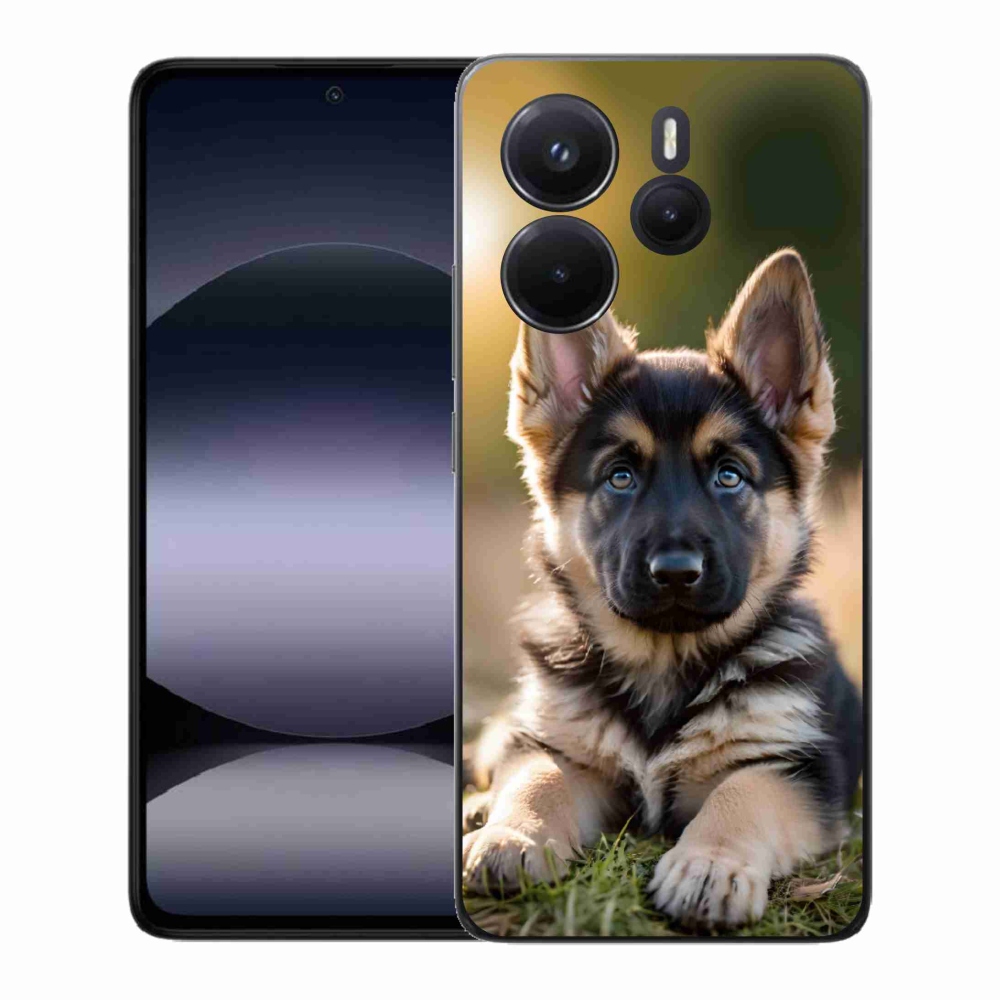 Gélový kryt mmCase na Xiaomi Redmi Note 14 - nemecký ovčiak v prírode