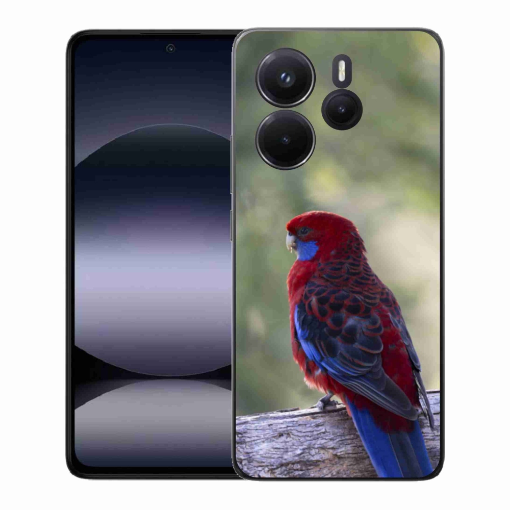 Gélový kryt mmCase na Xiaomi Redmi Note 14 - papagáj rosela