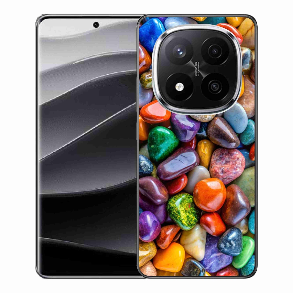 Gélový kryt mmCase na Xiaomi Redmi Note 14 Pro+ 5G - farebné kamienky